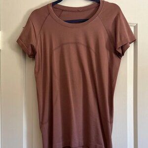 Women's Mauve Short Sleeve Top